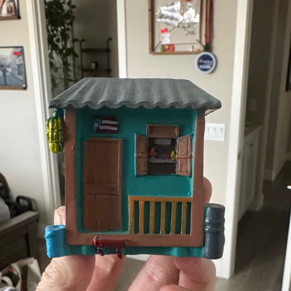 Puerto Rico Colorful Miniature House Decor